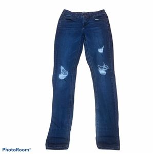 Refuge distressed skinny jeans